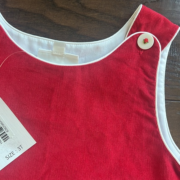 The Proper Peony Hazel Jumper in Red Cord - Picture 2 of 5